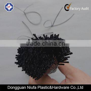 Round Wireless Plastic Coated Twist Tie for Electric Wire Packaging photo-2