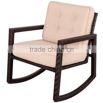 Backyard Rattan Rocking Chair Wicker Rocker