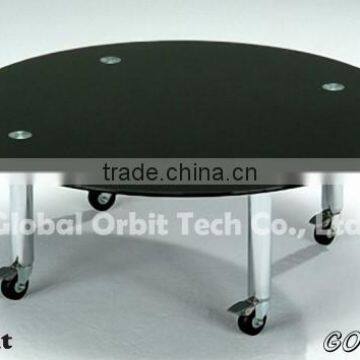 Round Dining Table, Modern Hotel Lobby Glass Round Table photo-4