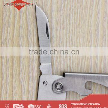 Multi Function Stainless Steel Bottle Opener With Knife photo-6