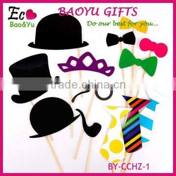 76 Pcs/Set Fashion Funny Photo Booth Props Hat Mustache On A Stick Wedding Birthday Party Favor Wedding Props Wedding Decoration photo-2