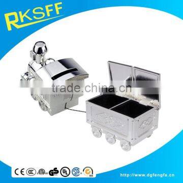 Personalized Train Money Box With Tooth & Curl Trinket Box photo-2