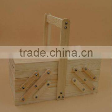 Folding Wooden Sewing Box photo-4