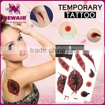 NEWAIR Professional made simple design body art women custom temporary tattoo sticker