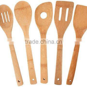 bamboo classic kitchen utensil set