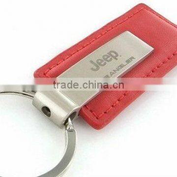 Metal logo promotional hot seeling printing keyring