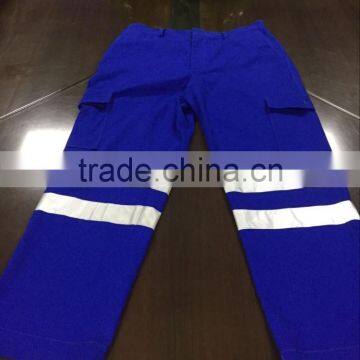 Polycotton His Vis Working Uniform Jacket Pants Reflective Safety Coverall Workwear photo-5