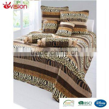 new arrival bedspread,Leopard design bedspread home goods bedspread