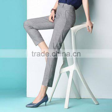 Haren Pants OL 2017 Spring Summer Radish Occupation High Waist Slim Jeans Casual Trousers Custom Made photo-4