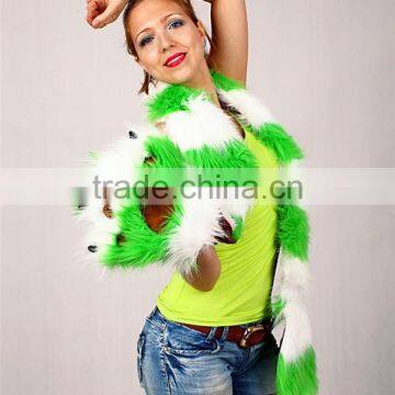 Custom Fashionable Boa Cashmere Mink Fur Scarf photo-3