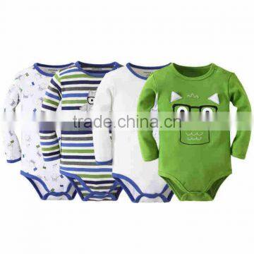 Mom and Bab Summer Short Sleeves Baby Rompers,100% Cotton Cute Embroider Long Sleeve Bodysuit, Baby Clothes photo-2