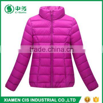 Ximen CIS New Product Winter Comfortable Keep Warm Ladies Red Down Jacket photo-4