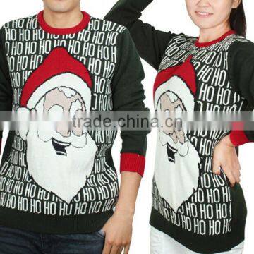 womens mens ladies couple hoho Santa farther christmas sweaters