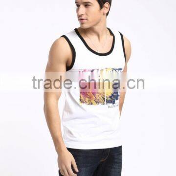 Custom White Printed Cheap Training Vest photo-2