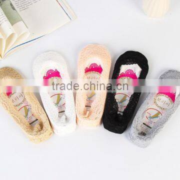 Zm40577b Wholesale Summer Women Lace Low-cut Liners Socks photo-3