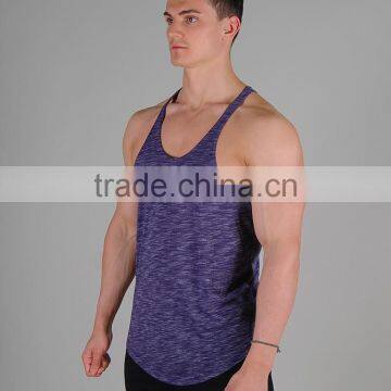 Custom Stringer Vest, Tri-blend Fitness Singlet, Gym Tank Top photo-3