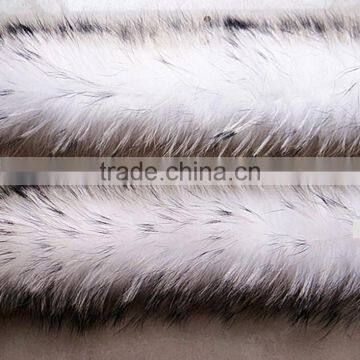 BBG-H-7 Wholesale Real Colorful Raccoon Fur Trim for Women's Shoes&Boots Welt with Factory Price