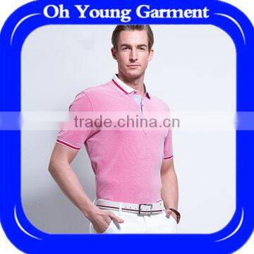 Men's 100% Cotton Dry Fit Short Sleeve Polo Shirt With Embroidery Logo