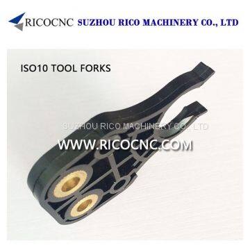 Black ISO10 Tool Holder Forks Plastic ATC Tool Changer Grippers CNC Router Tool Clips for ISO10 Tool Holders photo-2