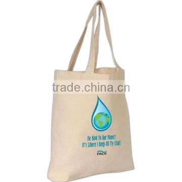 Full Color Print Cotton Tote Bag - made from 10 oz cotton, measures 15"H x 15"W x 2"D and comes with your logo.