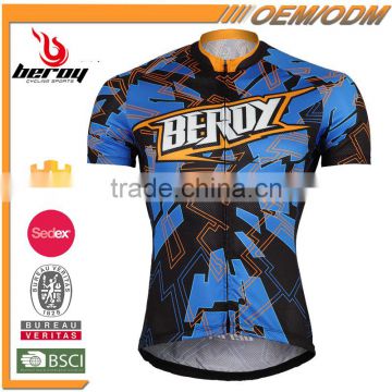 BEROY Garment Factory Wholesale Cycling Mens Shirts, Road Bike Jersey Cycling