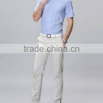Wholesale Slim Fit t Shirt for Men Light Blue t Shirt photo-5