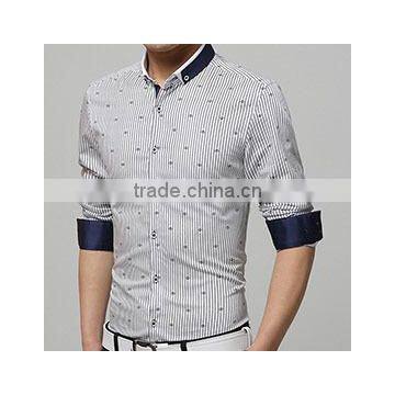 Modern Custom Mens Business Stripes Shirt