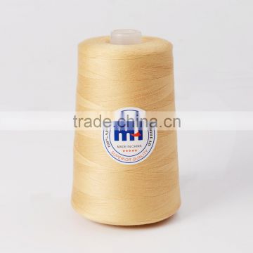 Cotton poly core spun sewing thread