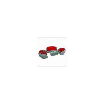PE wicker patio sofa set