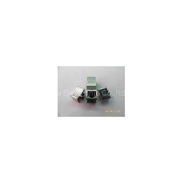 RJ45 with Transformer,1 Port Tab Down 10/100Base RJ45 Transmitter Filter with LED