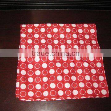 100%cotton print handkerchief