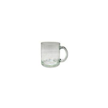 sublimation coated glass mug(transparent)