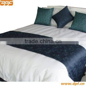 100%polyester Hotel bed spread bed runner bed scarf hotel bedding set 2