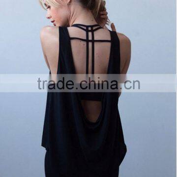 Women's Sexyc Backless Vest Summer Sports Tank Top Casual Blouse photo-3