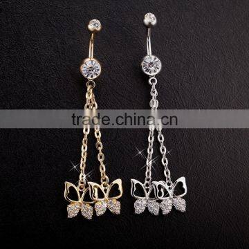 Button Gem Body Piercing Flower Navel Belly Ring Yiwu photo-6