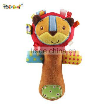 HBtoy #APQ001-3 Aipinqi 20cm Hand bell with rattle lion toy