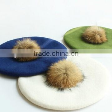 All colors real raccoon fur ball accessory/ fur ball keychain