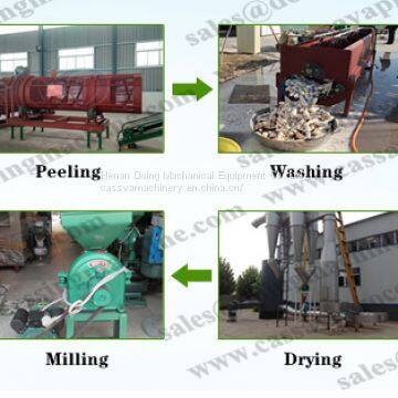 High quality cassava flour processing machine