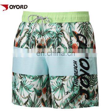 2017 factory OEM sublimation printing mens swimwear/beach/board shorts