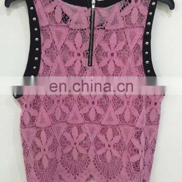 Spell Color Rivet Full of Bud Silk Women's Vest photo-2