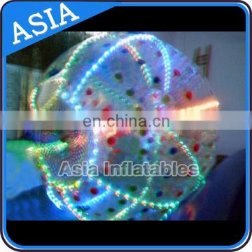 Best LED light inflatable zorb ball human hamster ball zorbing ball