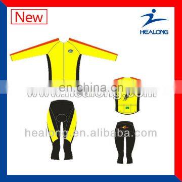 2014 Full Print Long Sleeve Cycling Jersey