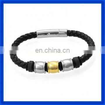 new 2014 new design bangles leather real leather bangle	TPSBE338