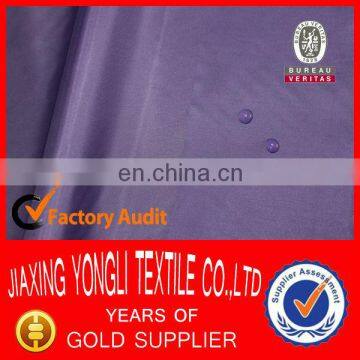 190T waterproof shiny pu coated polyester fabric