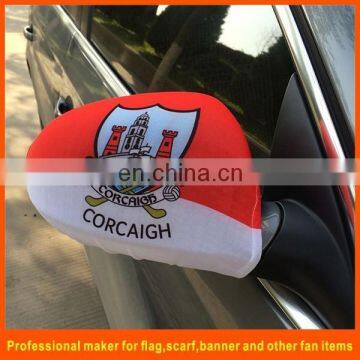 soccer sports car mirror cover