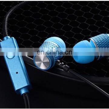 2017 Gray Super Bass Metal Braided Earphone Headset Earpiece With Mic photo-4