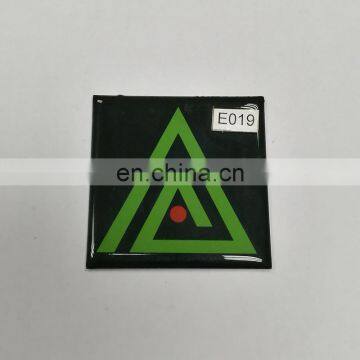 decoration epoxy printed labels metal custom