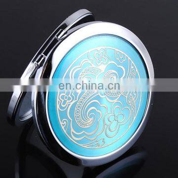 wholesale double side makeup cosmetic compact magnify pocket mirror