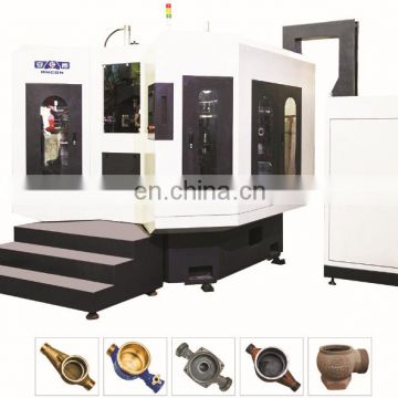 Low cost heavy cutting metal lathe horizontal turret CNC metal engraving machine