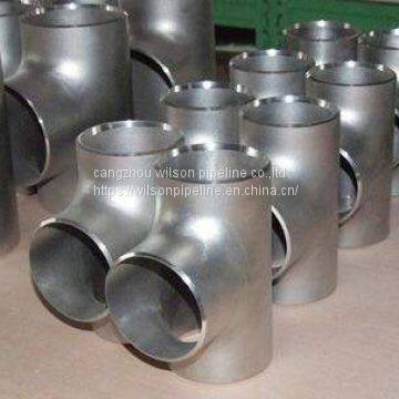 astm a321 316/316L stainless steel smls sch40 equal tee with good quality